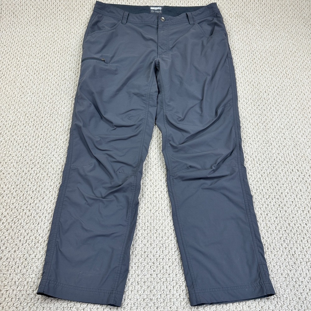 Marmot Arch Rock Pants Mens 38x31 Dark Gray Lightweight Nylon Outdoor Hiking